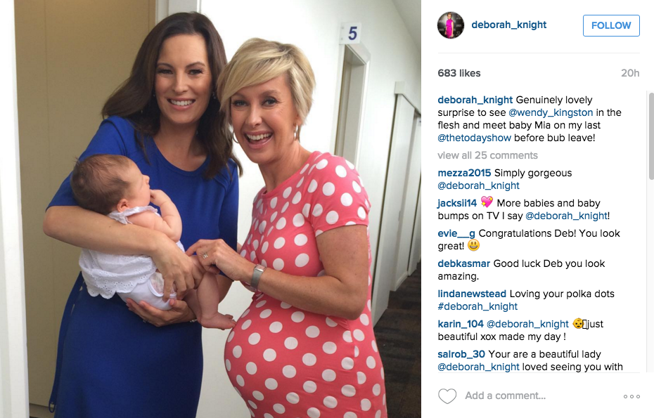 Pregnant Today Co Host Deborah Knight Slams Viewer Who Called Her “repulsive” Nova 100