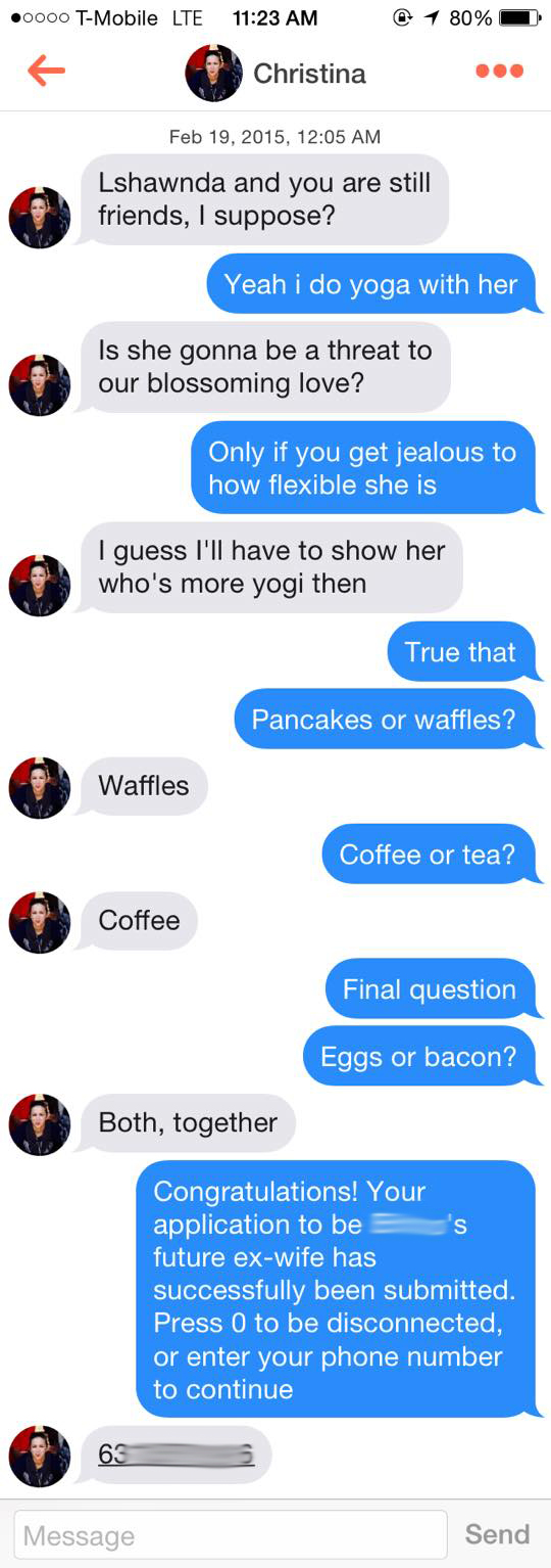 People share the best openers they have received on Tinder