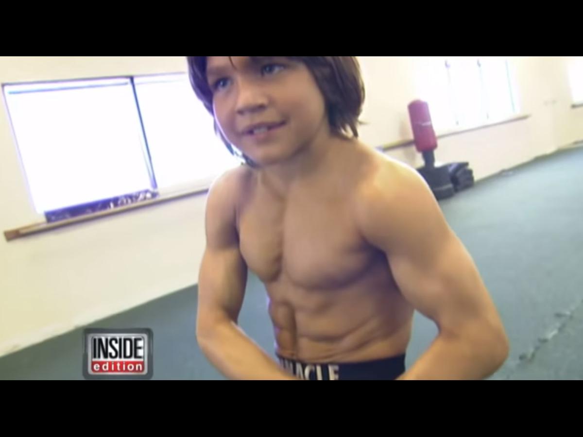 Child bodybuilder "Little Hercules" is all grown up Nova 100