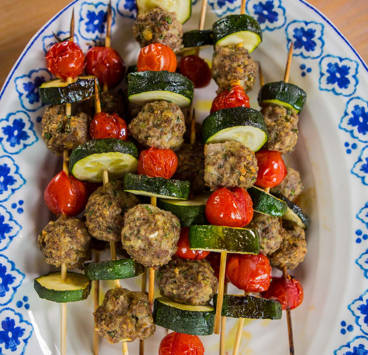 Recipe Michela Chiappas Meatball Skewers Smooth