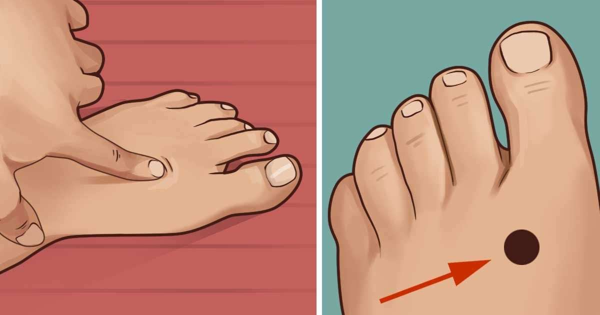 This is what happens if you press this point of your foot before sleep