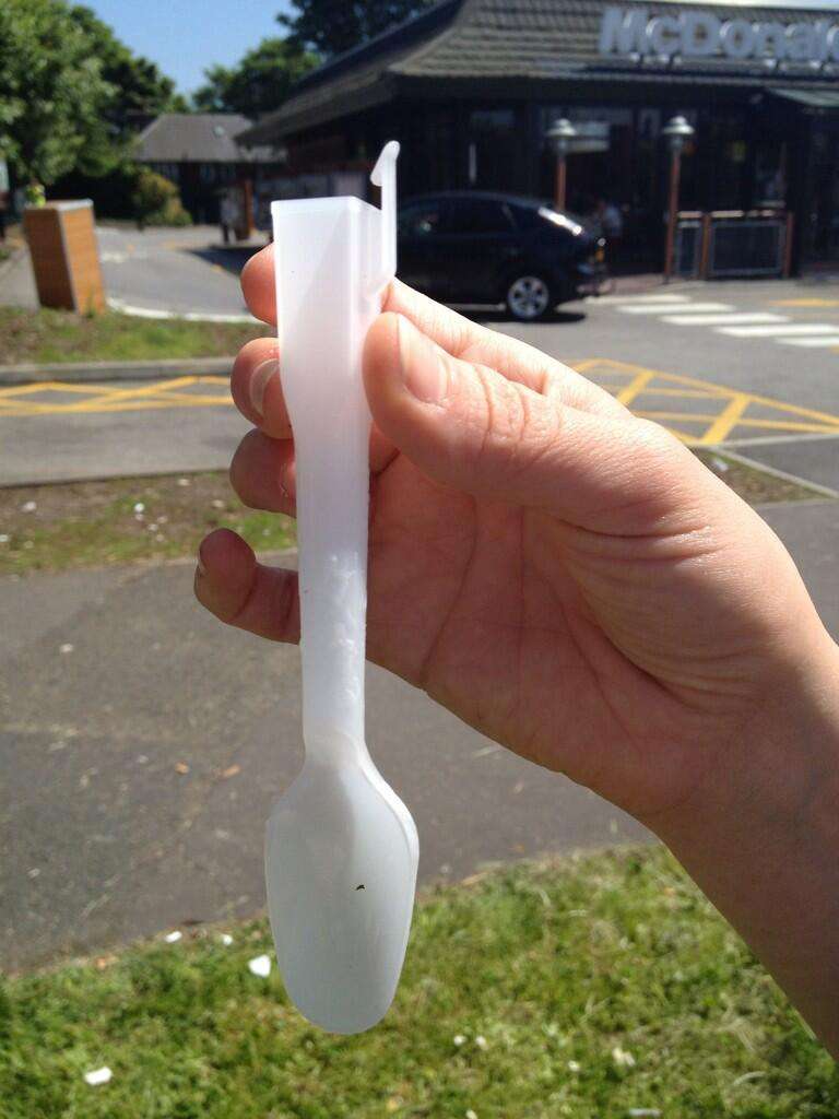 Why are McFlurry spoons shaped like that? Nova 1069